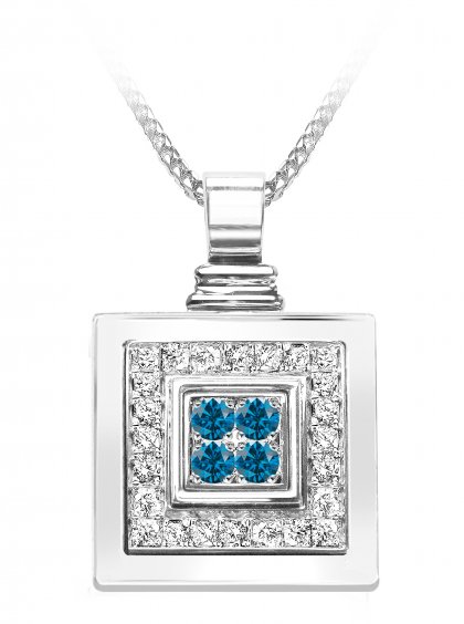 The Flanders Collection Pendentif Flanders HNG183 Royal Blue